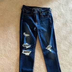 American eagle ripped jeans